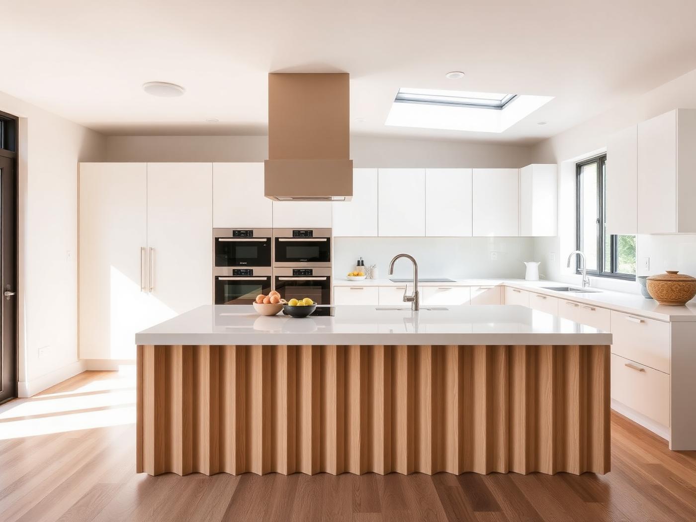 Sherman Oaks White Oak Kitchen